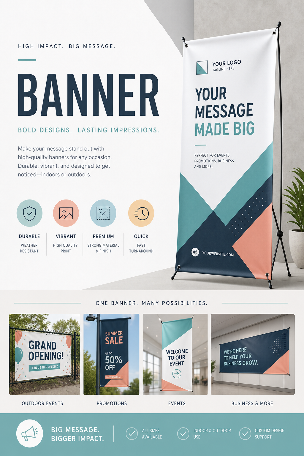 Banner — modern style web banner