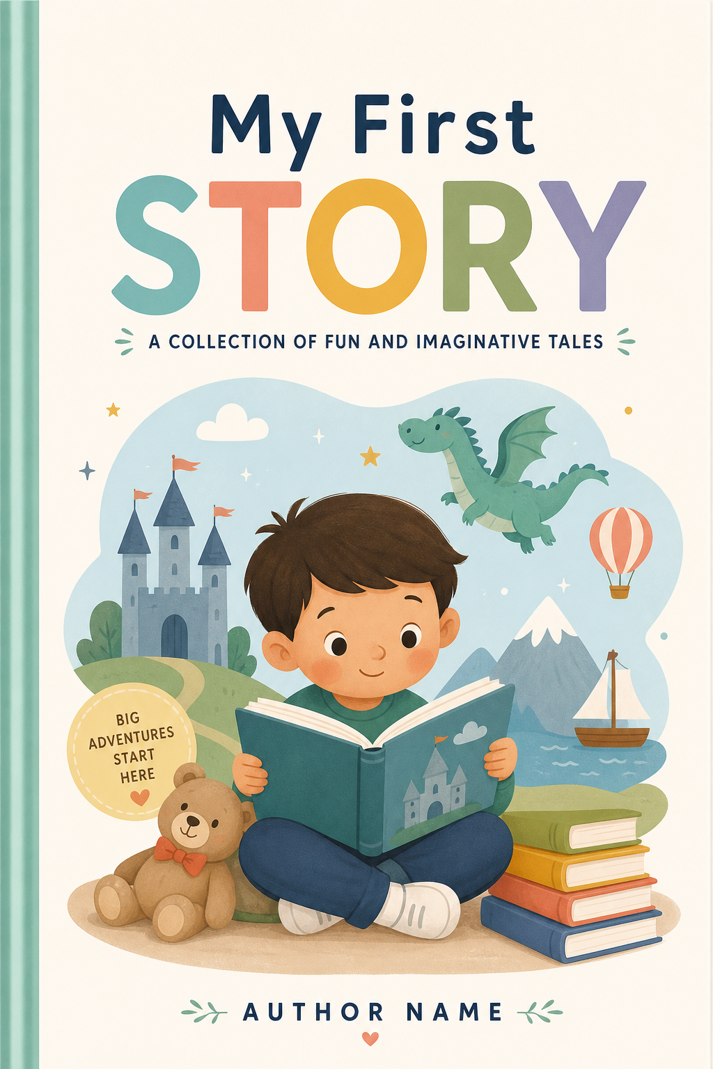 Children Book Cover — modern style book cover