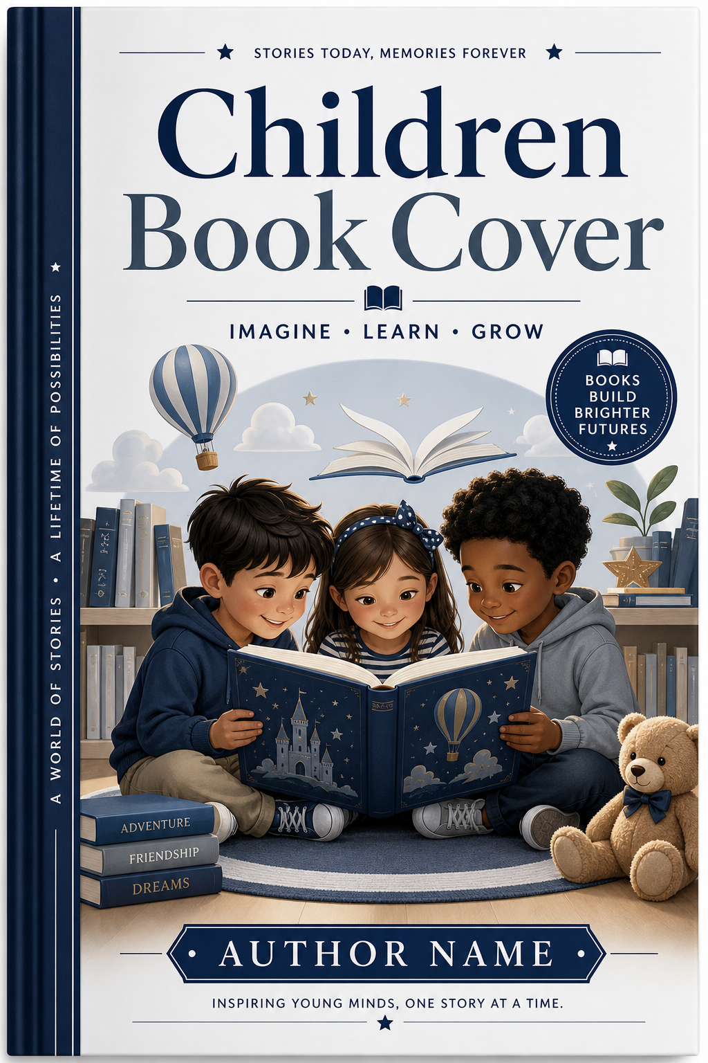 Children Book Cover — corporate style book cover
