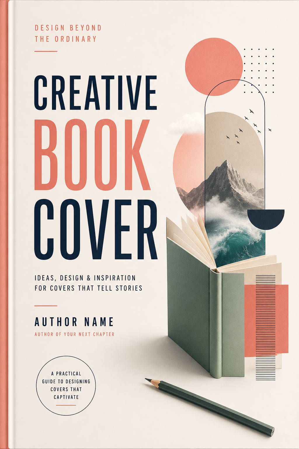 Creative Book Cover — modern style book cover