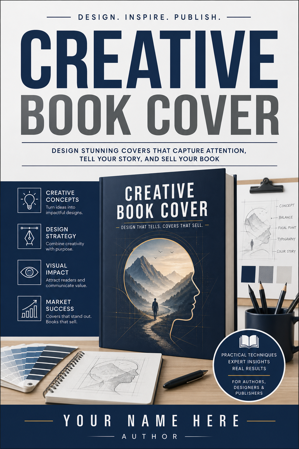 Creative Book Cover — corporate style book cover