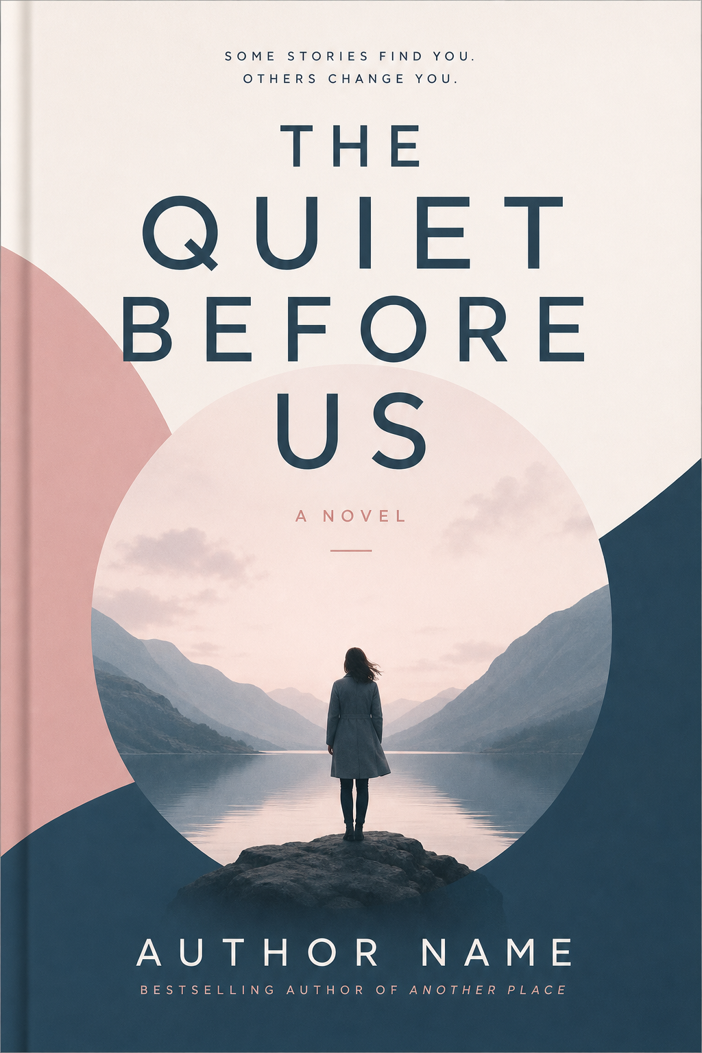 Novel Book Cover — modern style book cover