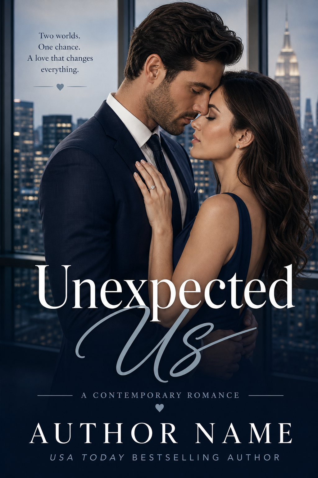 Romance Book Cover — corporate style book cover