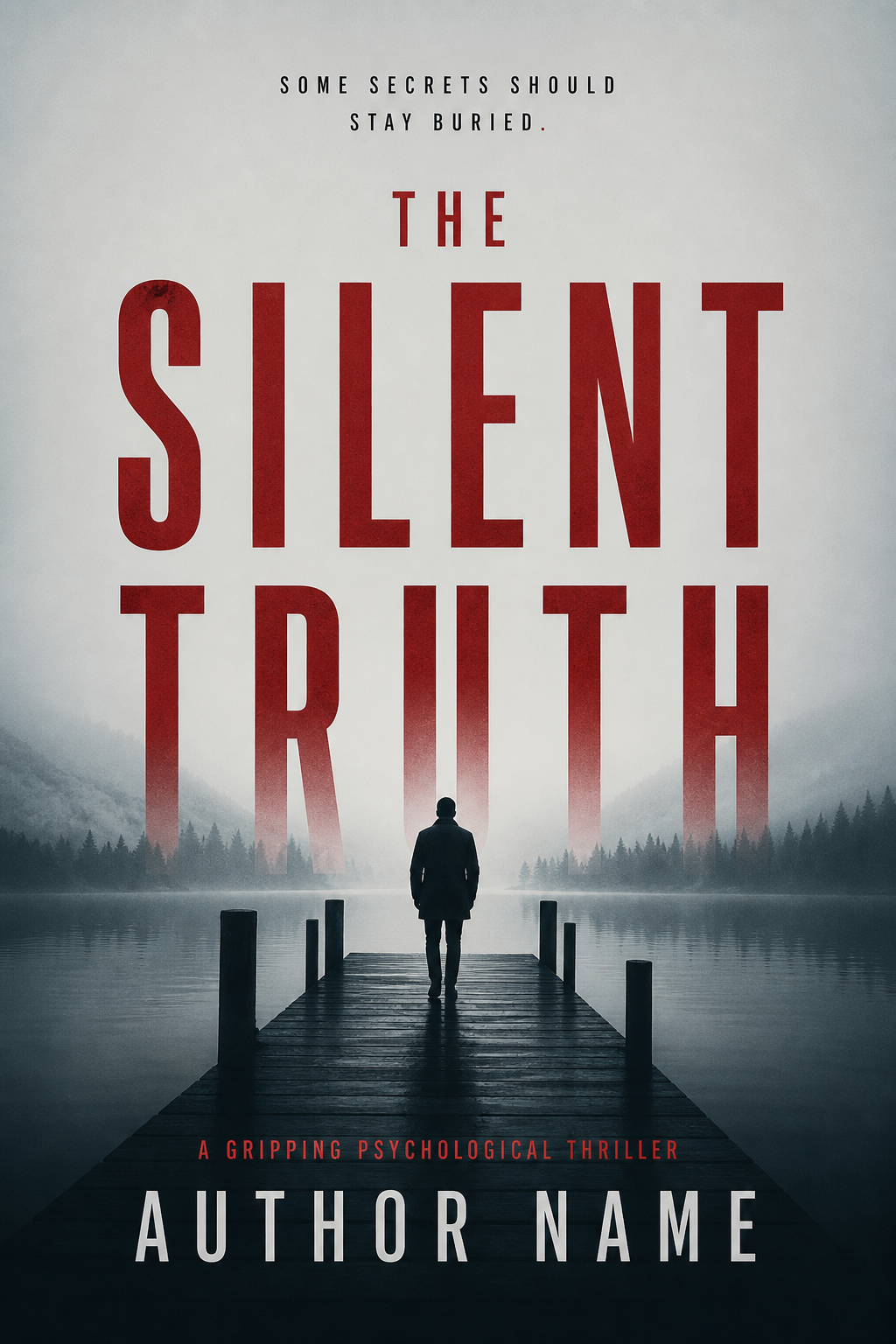Thriller Book Cover — modern style book cover