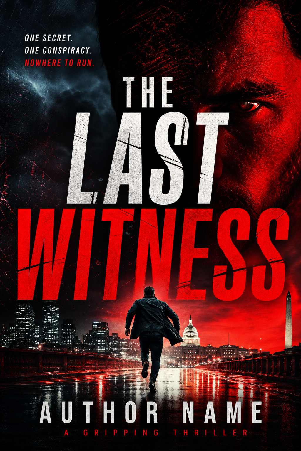 Thriller Book Cover — vibrant style book cover