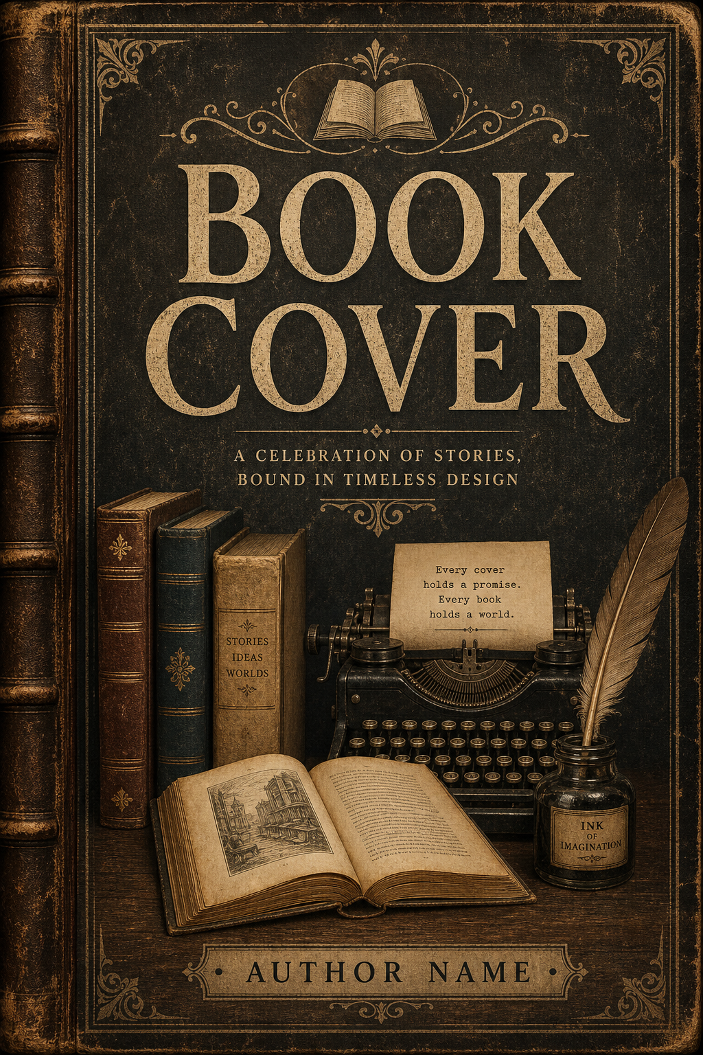 Book Cover — vintage style book cover