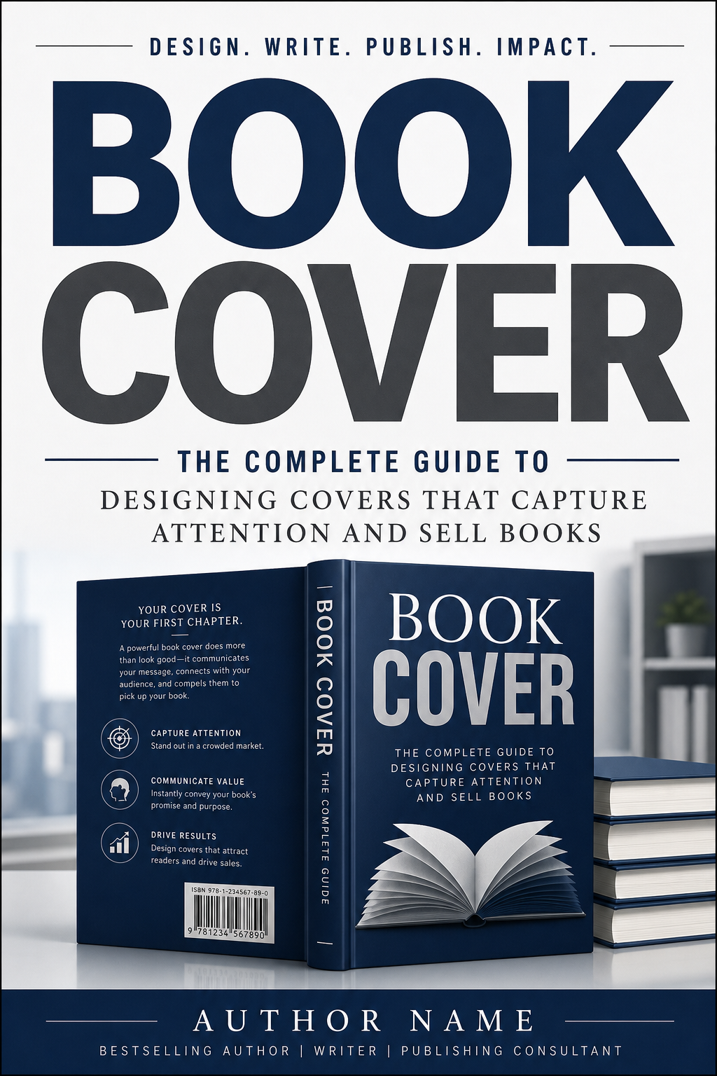 Book Cover — corporate style book cover