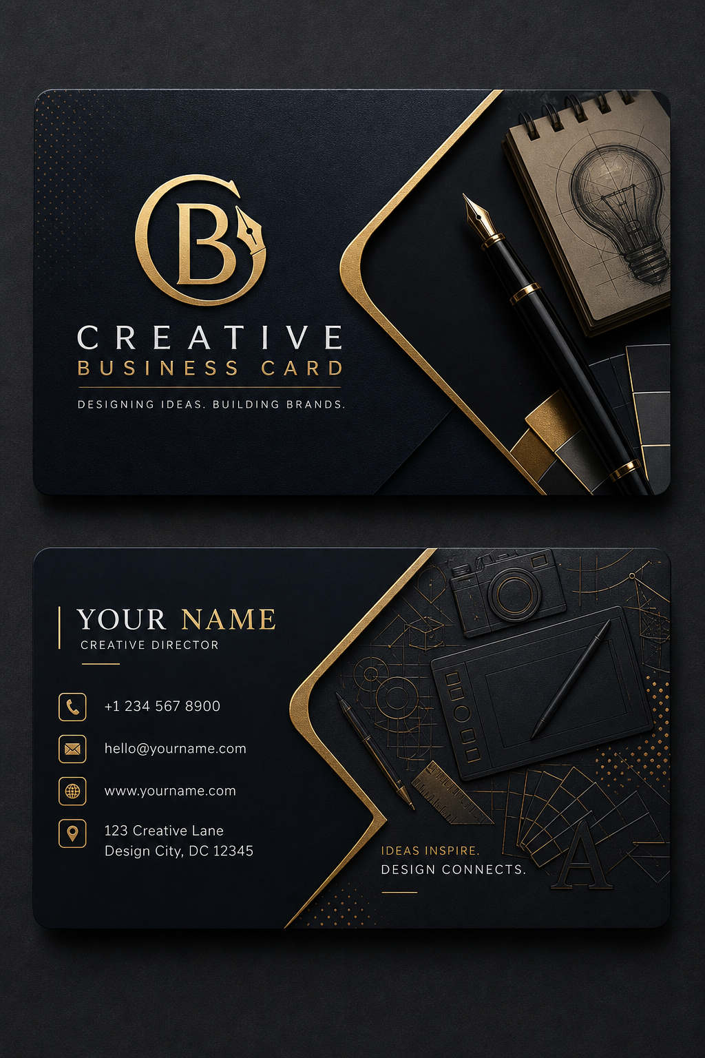 Creative Business Card — elegant style business card design