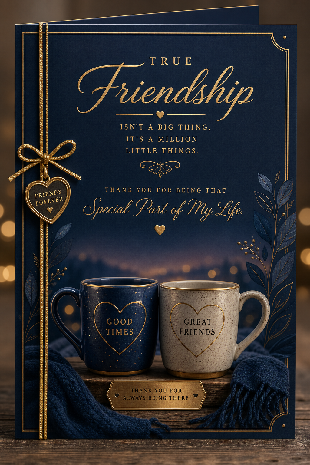 Friendship Card — elegant style card design