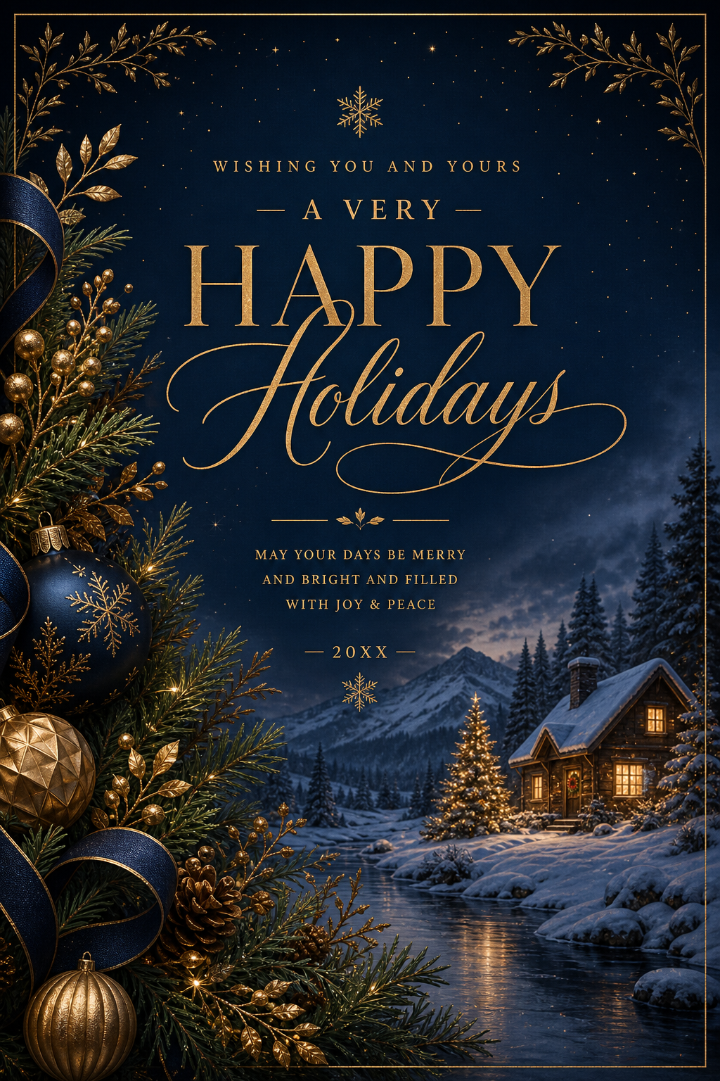 Holiday Card — elegant style card design