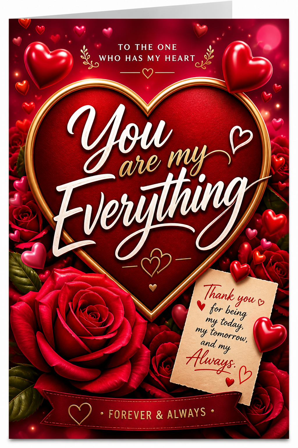 Love Card — vibrant style card design