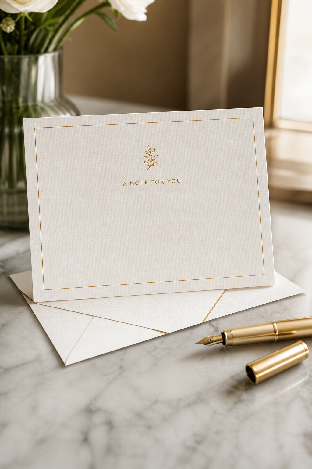 Note Card — photo-realistic style card design