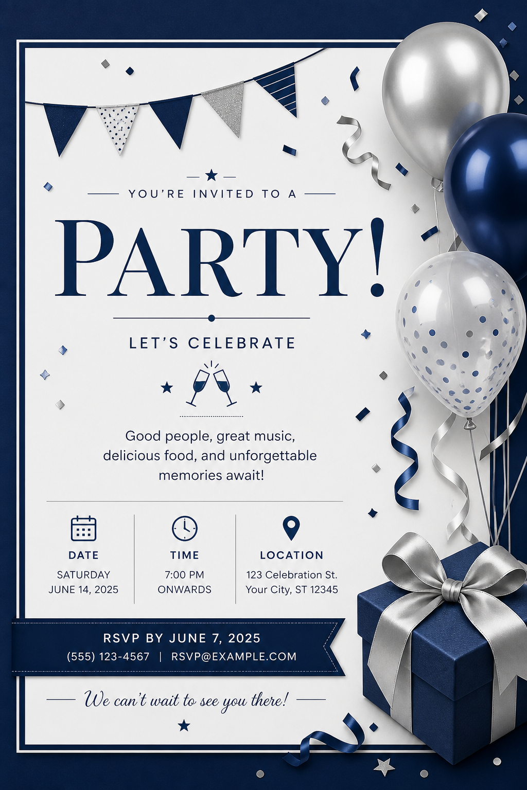 Party Card — corporate style card design