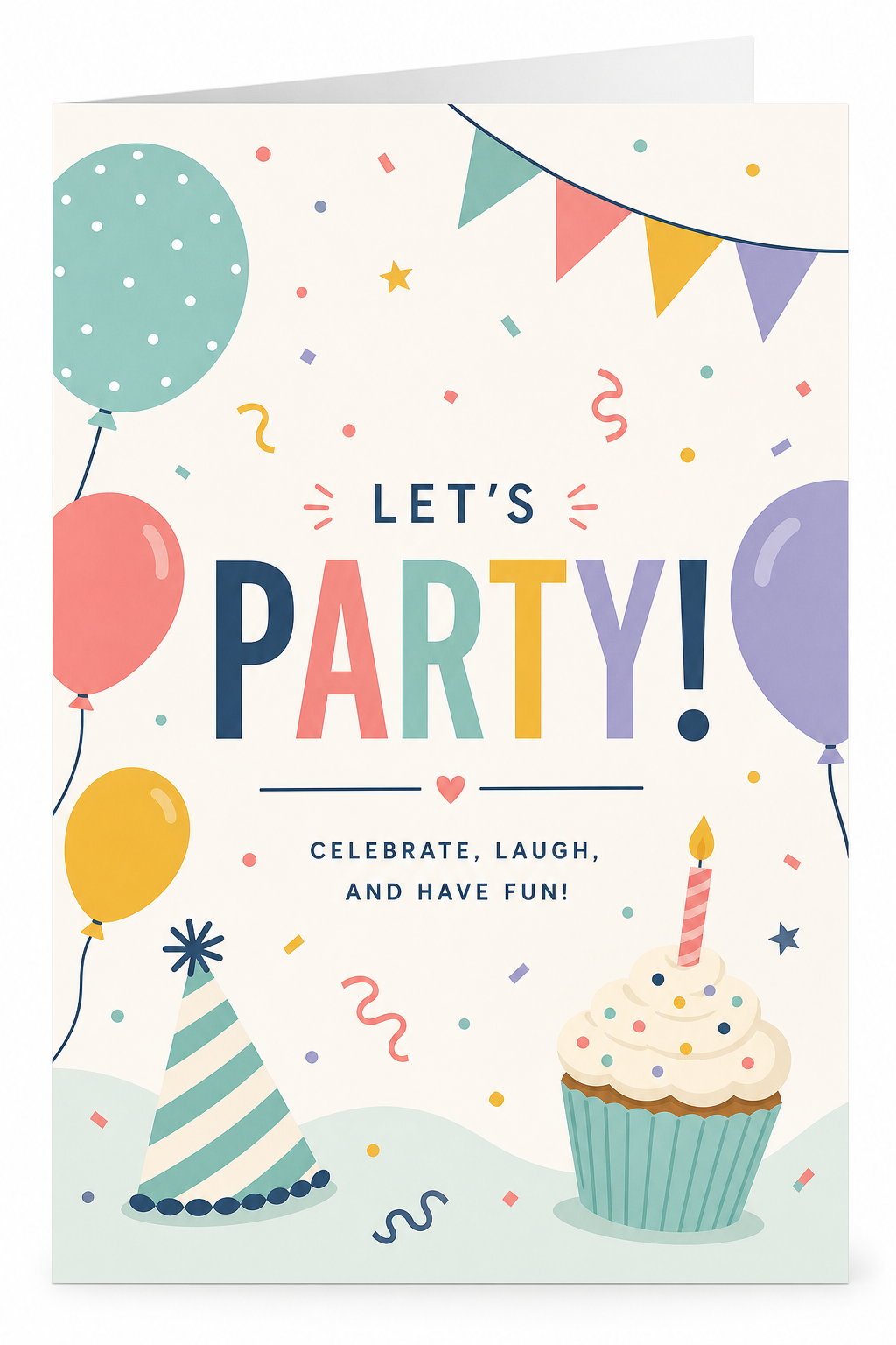 Party Card — modern style card design