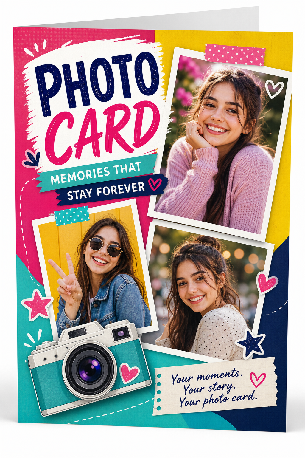 Photo Card — vibrant style card design