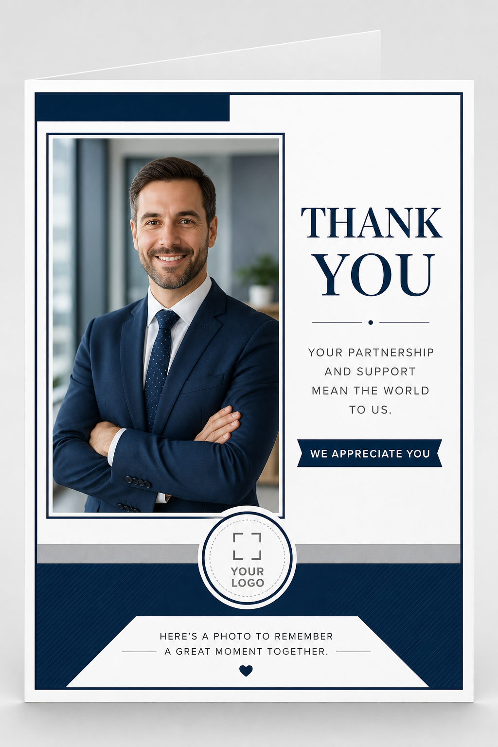 Photo Card — corporate style card design