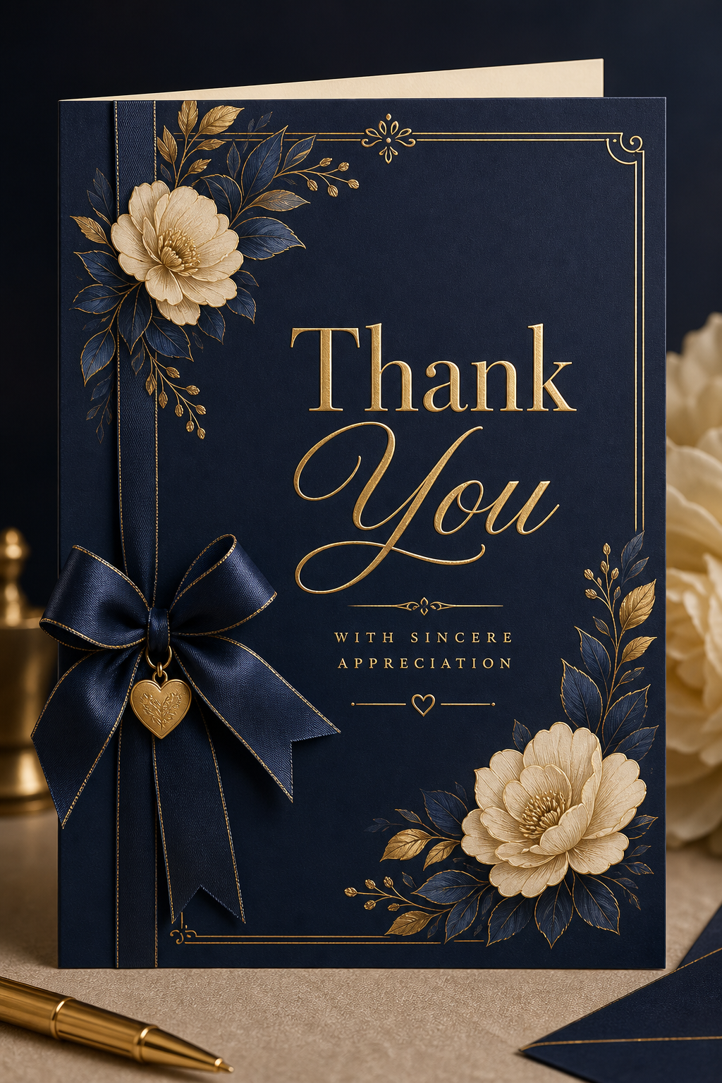 Thank You Card — elegant style card design