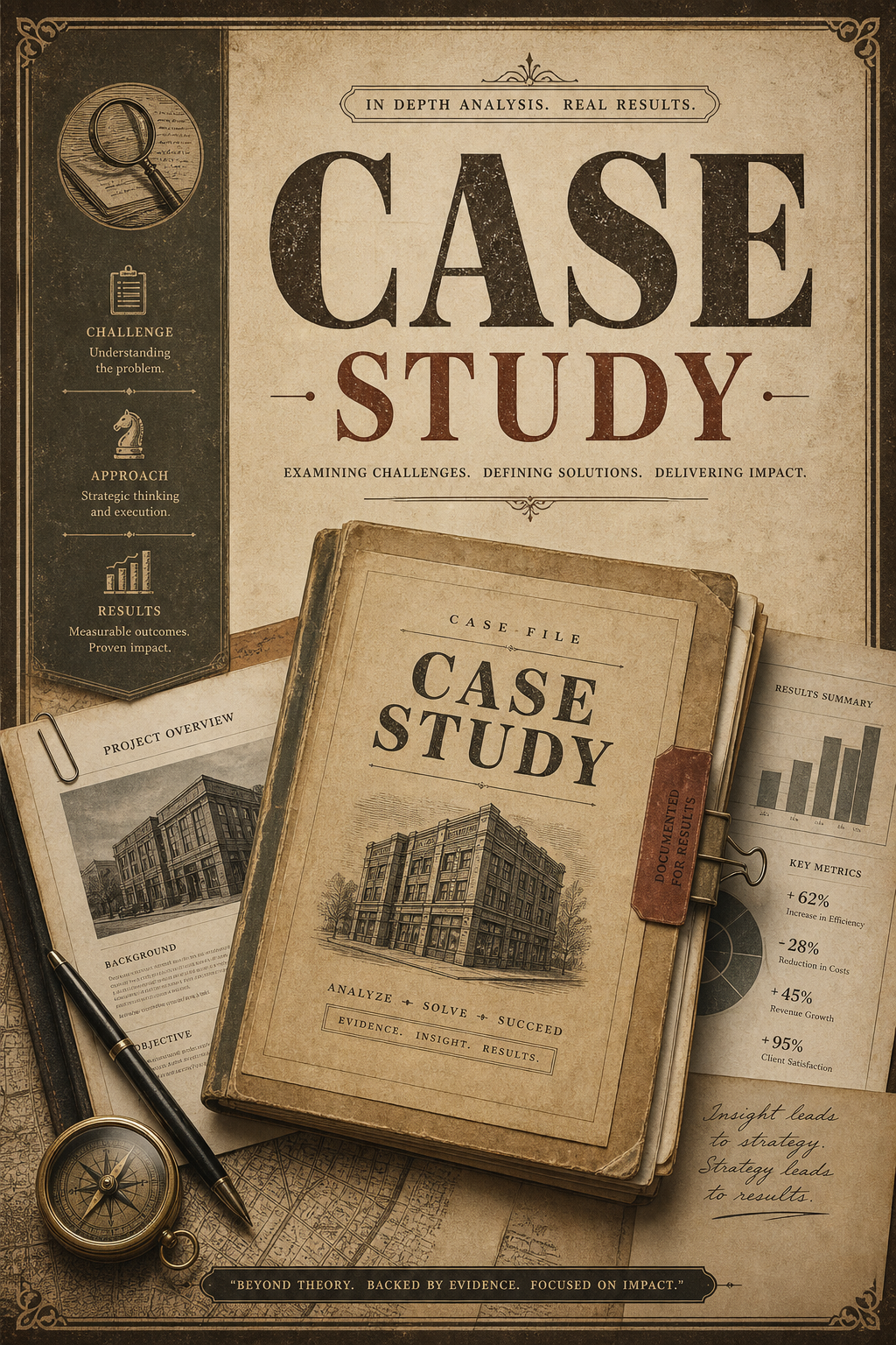 Case Study — vintage style case study