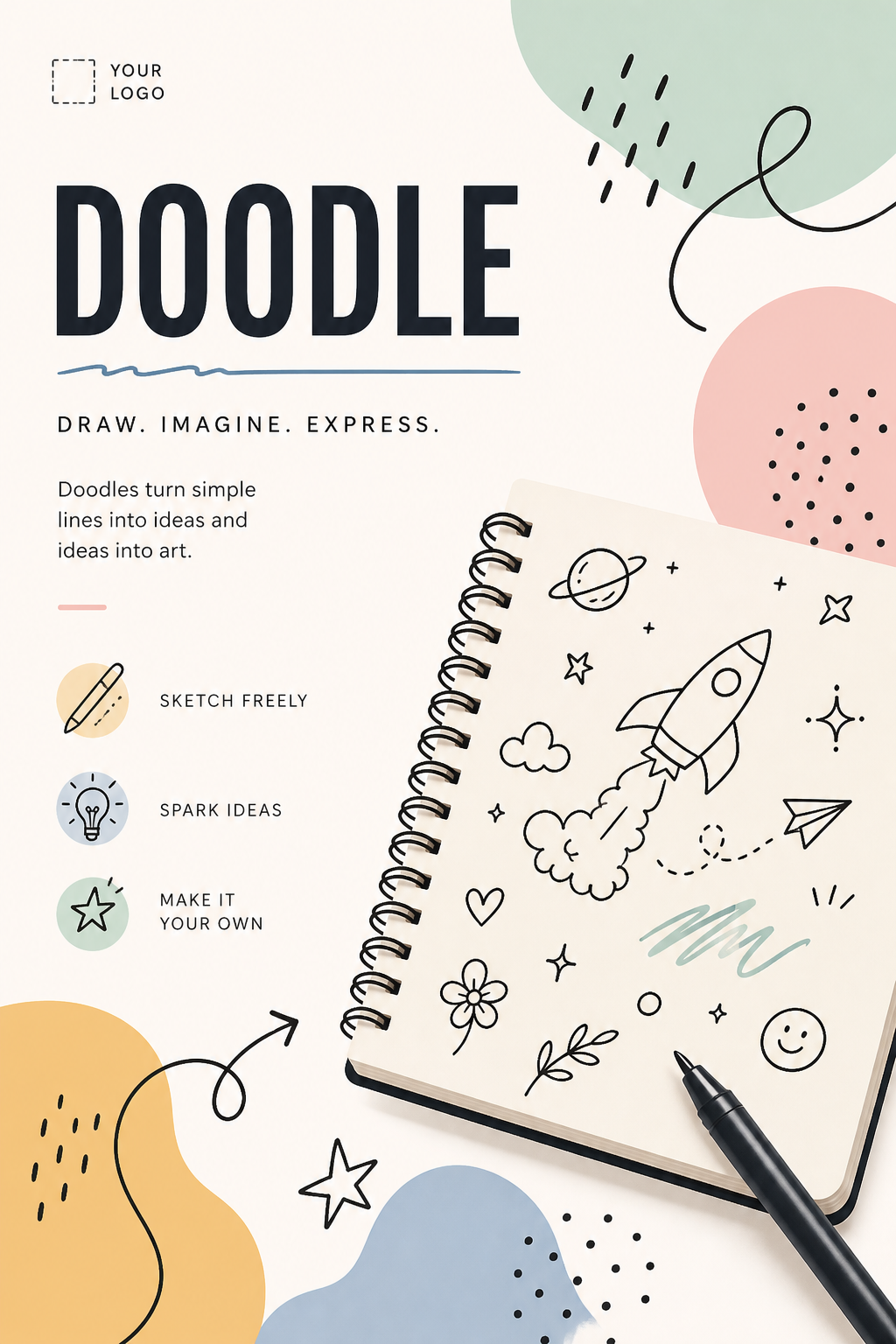 Doodle — modern style doodle