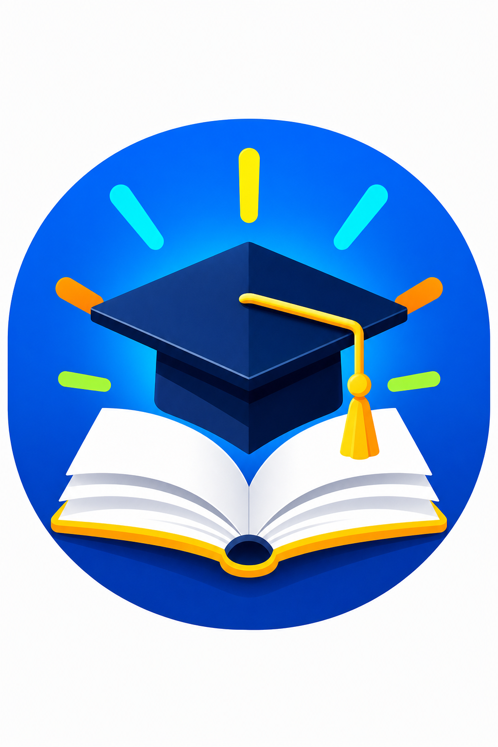 Education Favicon — vibrant style favicon design
