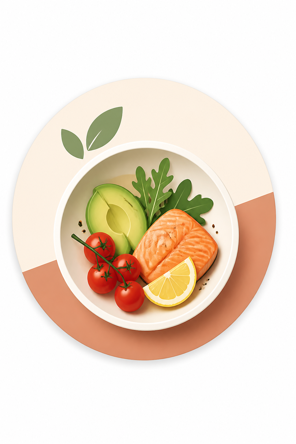 Food Favicon — modern style favicon design, featuring gourmet dish photography, fresh ingredients, warm appetizing tones