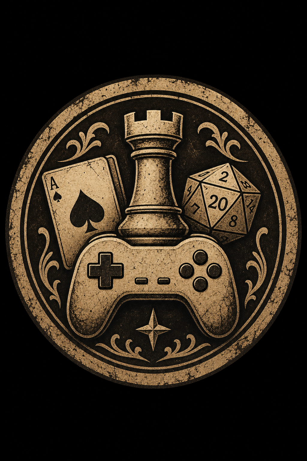 Gaming Favicon — vintage style favicon design