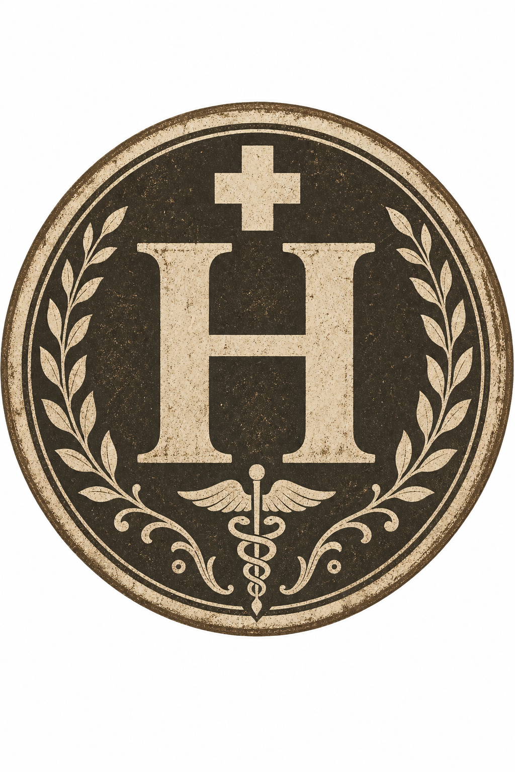 Hospital Favicon — vintage style favicon design