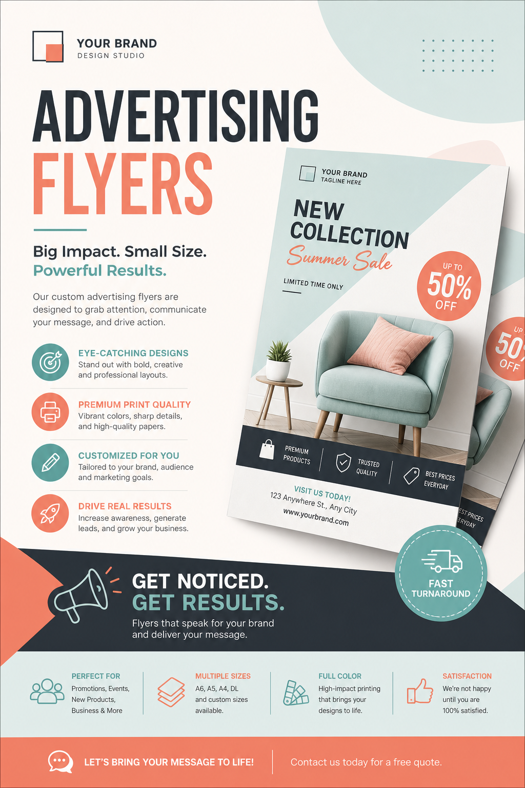 Advertising Flyer — modern style flyer