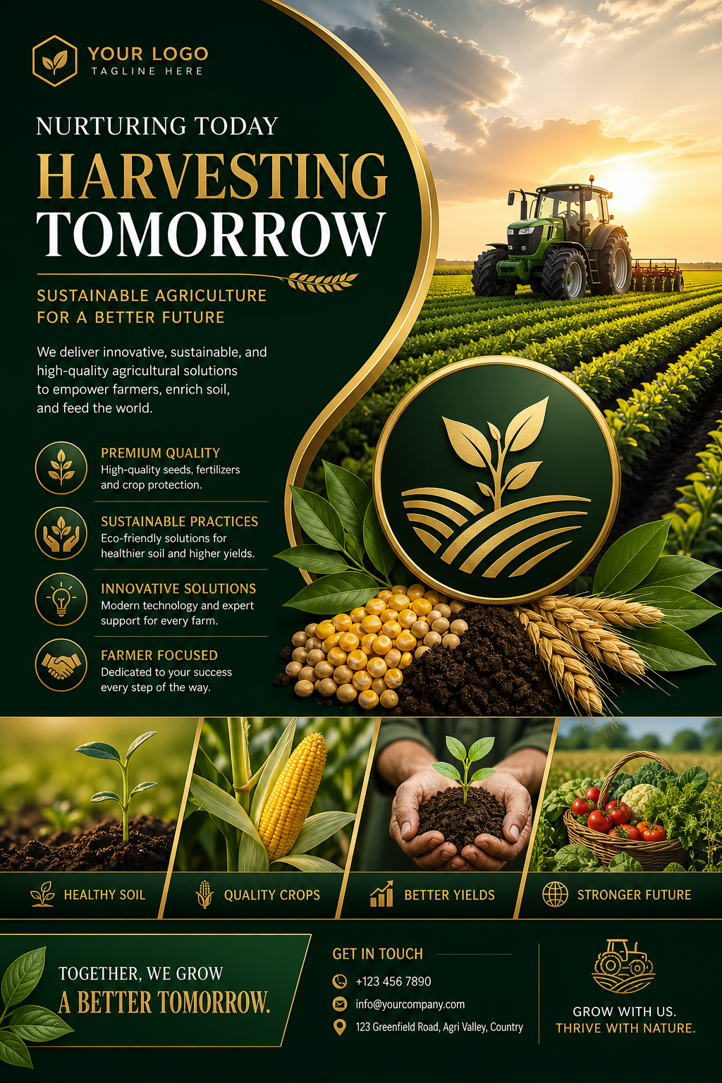 Agriculture Flyer — elegant style flyer
