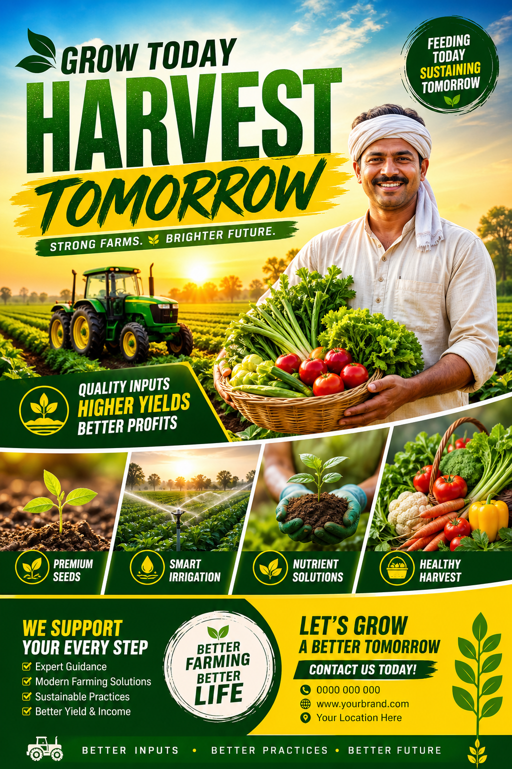Agriculture Flyer — vibrant style flyer