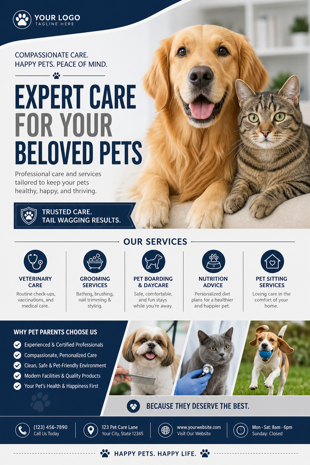 Animalpet Flyer — corporate style flyer