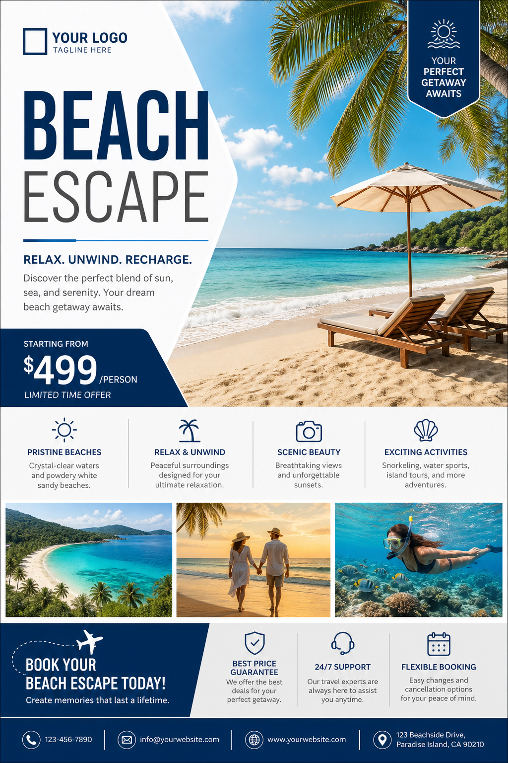 Beach Flyer — corporate style flyer