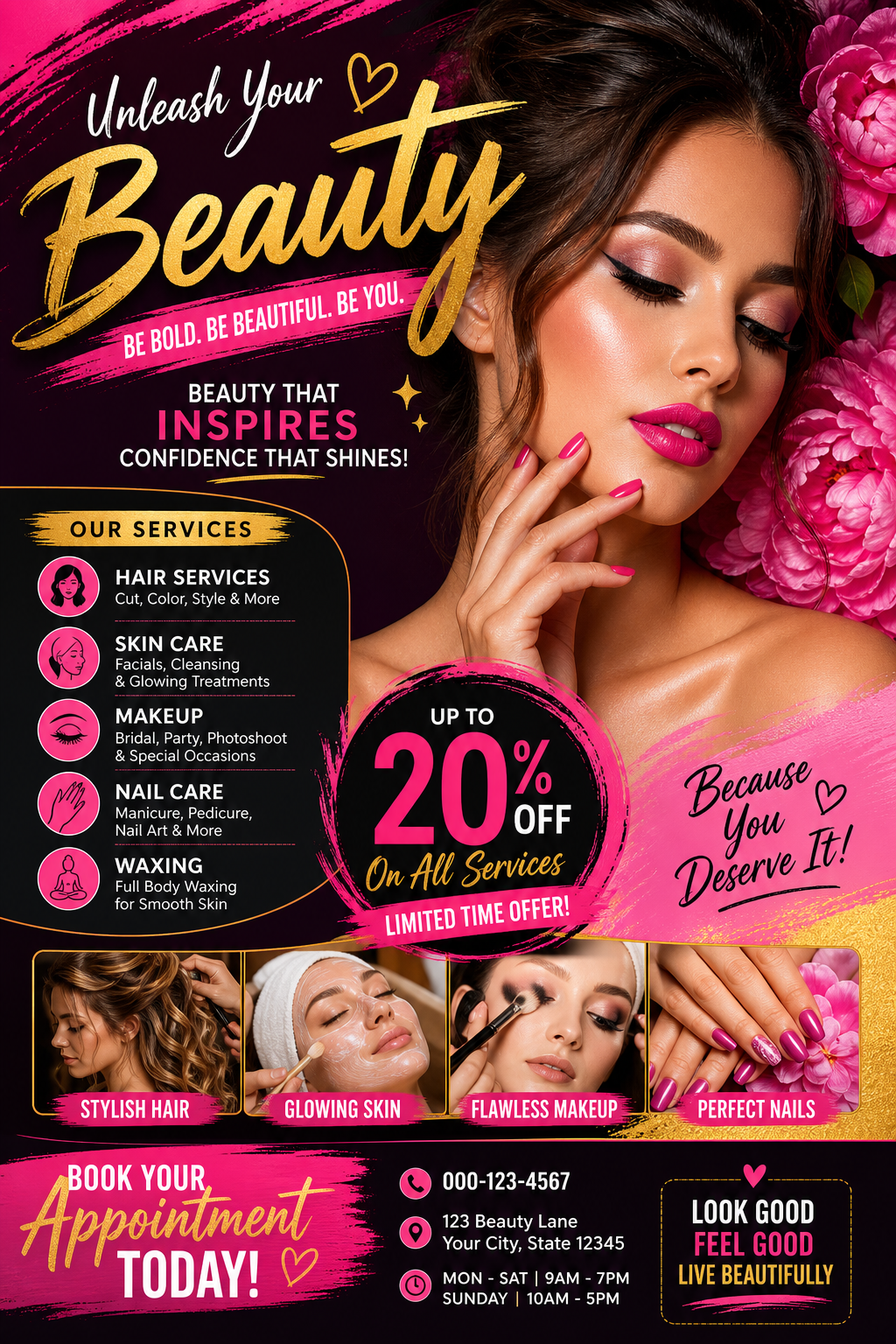 Beauty Flyer — vibrant style flyer