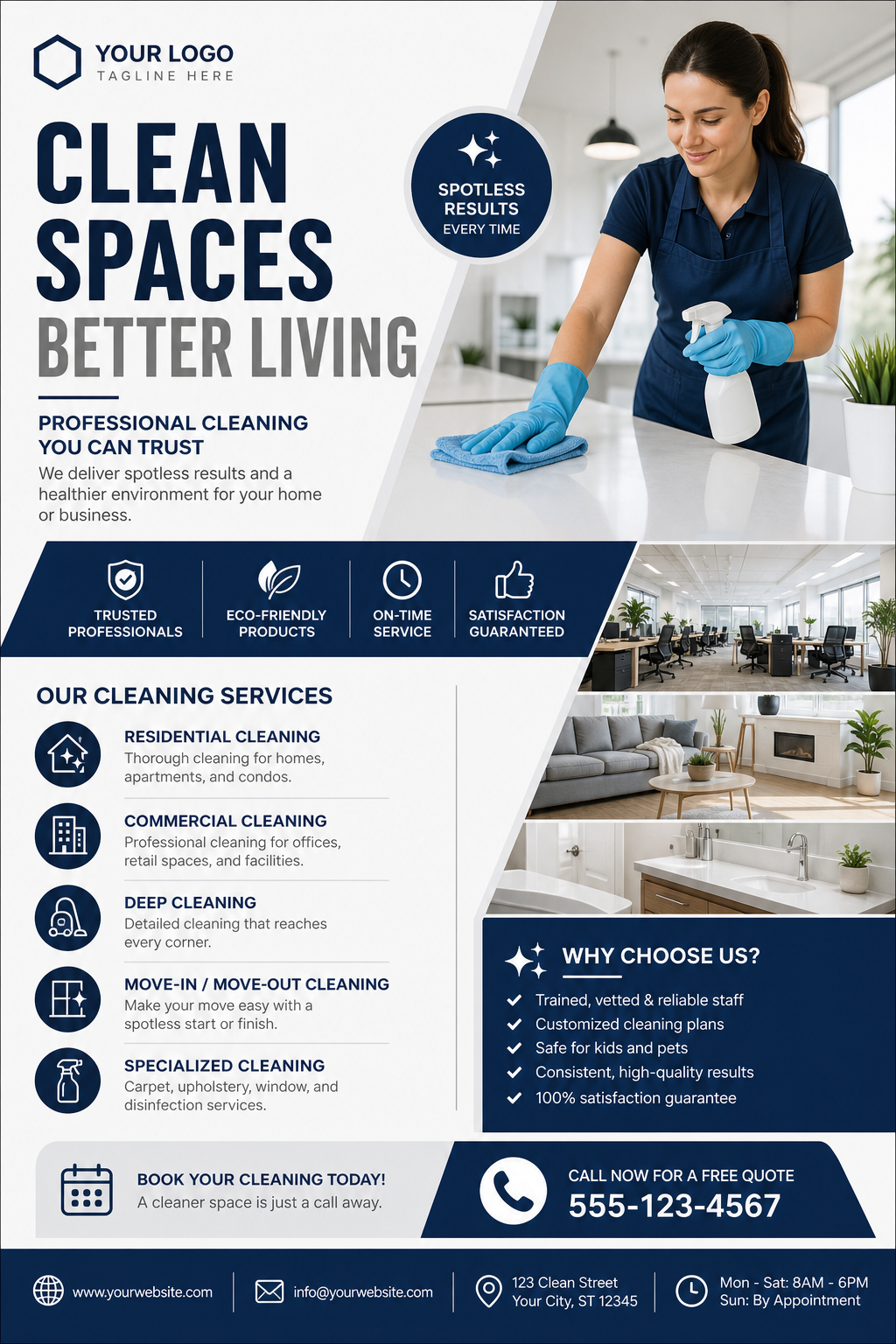 Cleaning Flyer — corporate style flyer