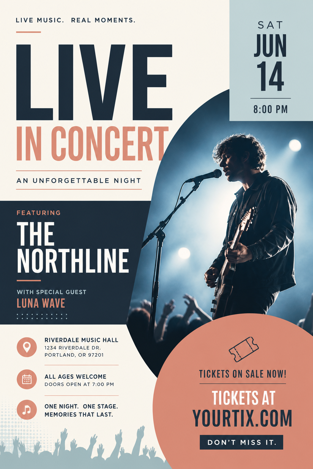 Concert Flyer — modern style flyer