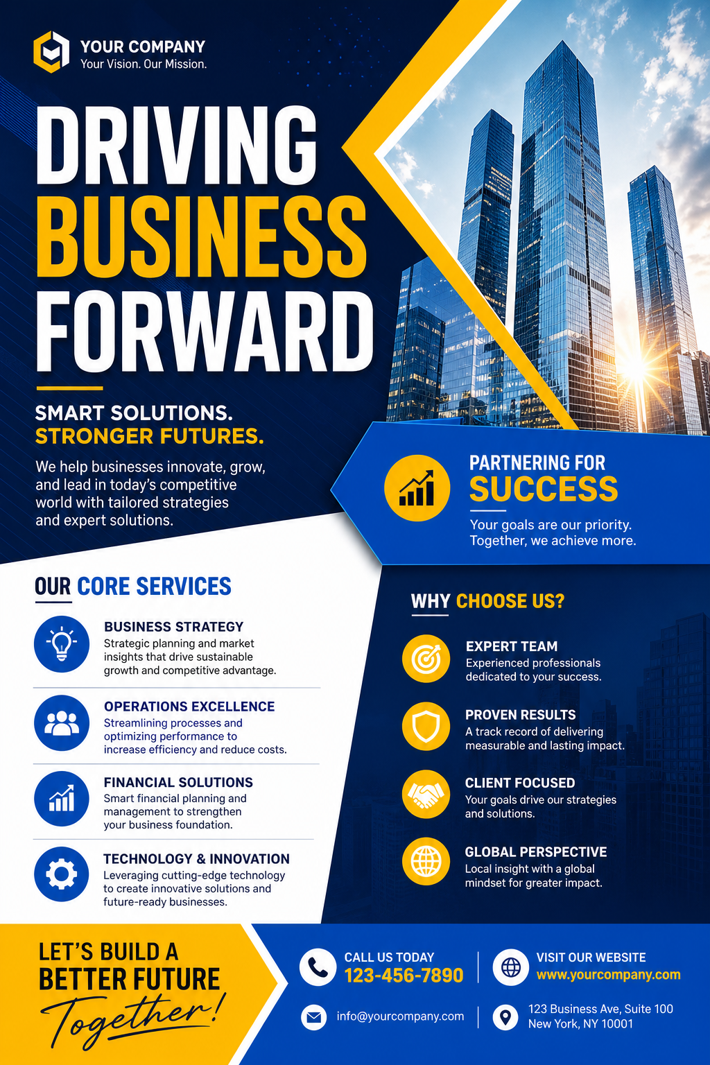 Corporate Flyer — vibrant style flyer