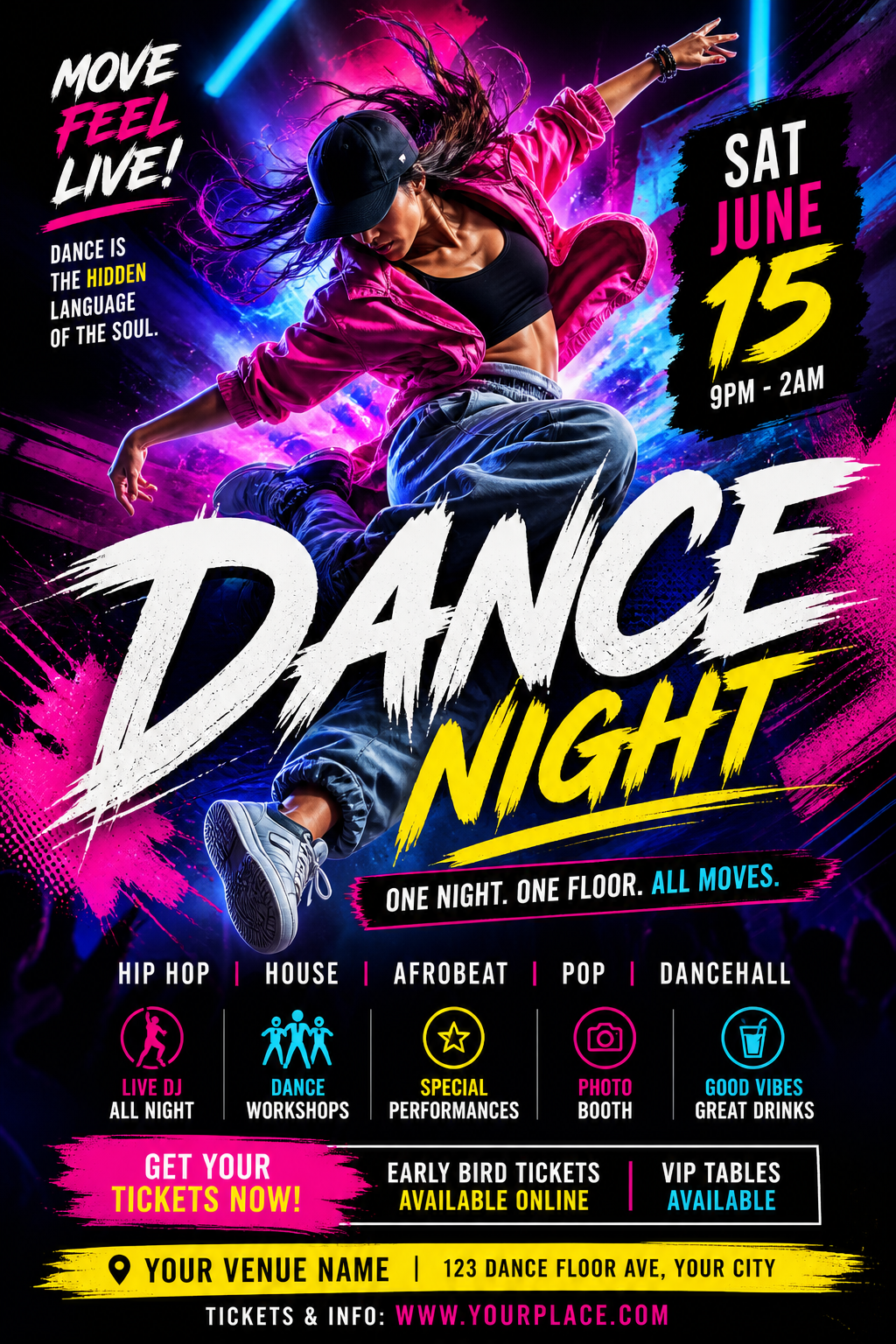 Dance Flyer — vibrant style flyer