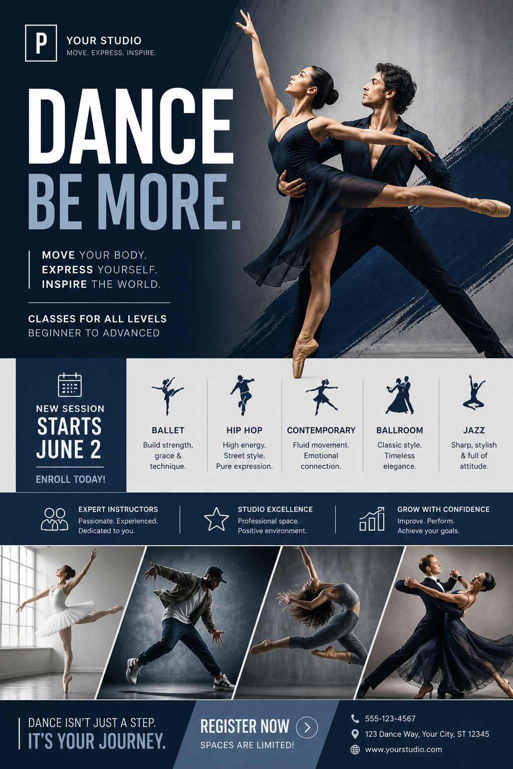 Dance Flyer — corporate style flyer