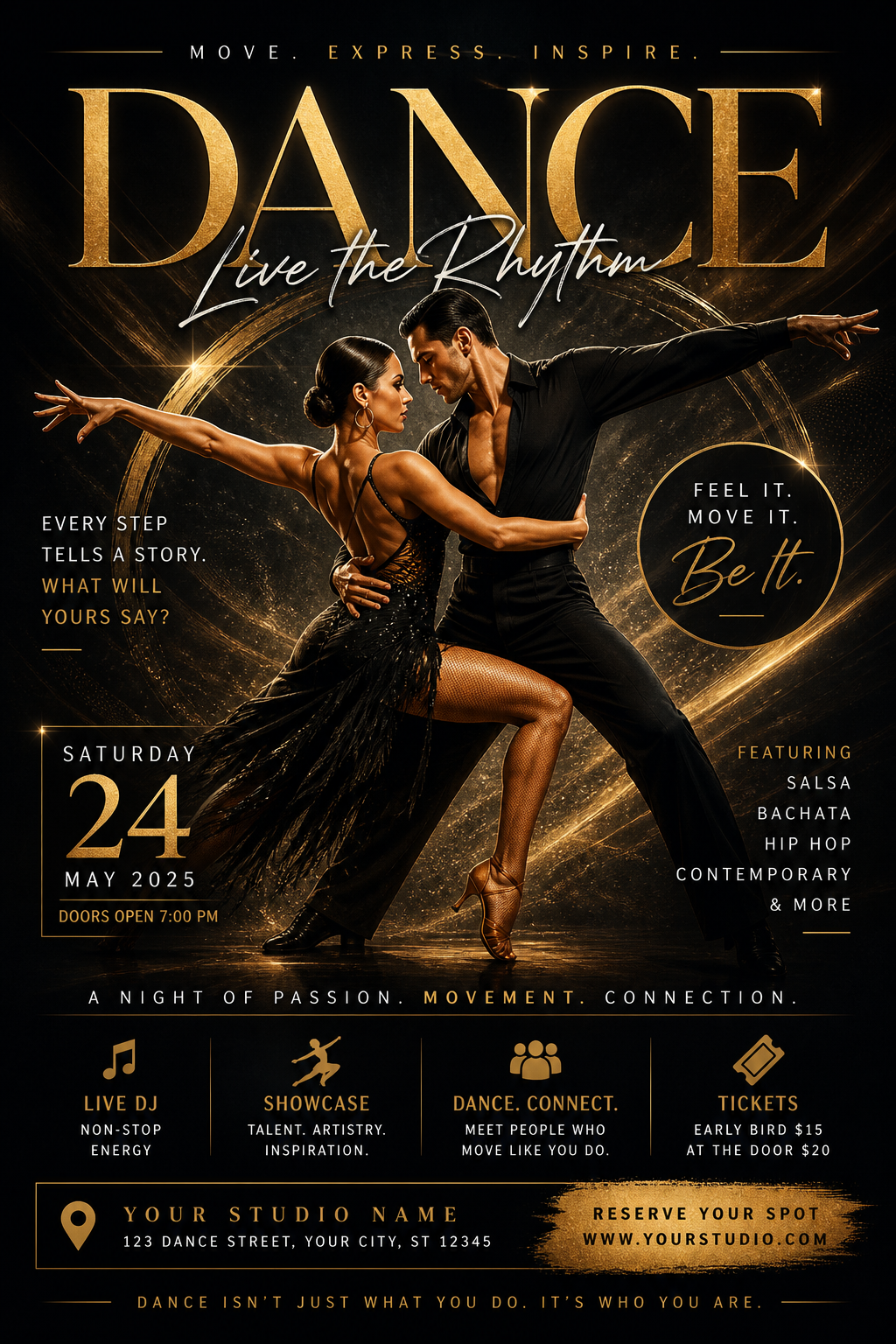 Dance Flyer — elegant style flyer