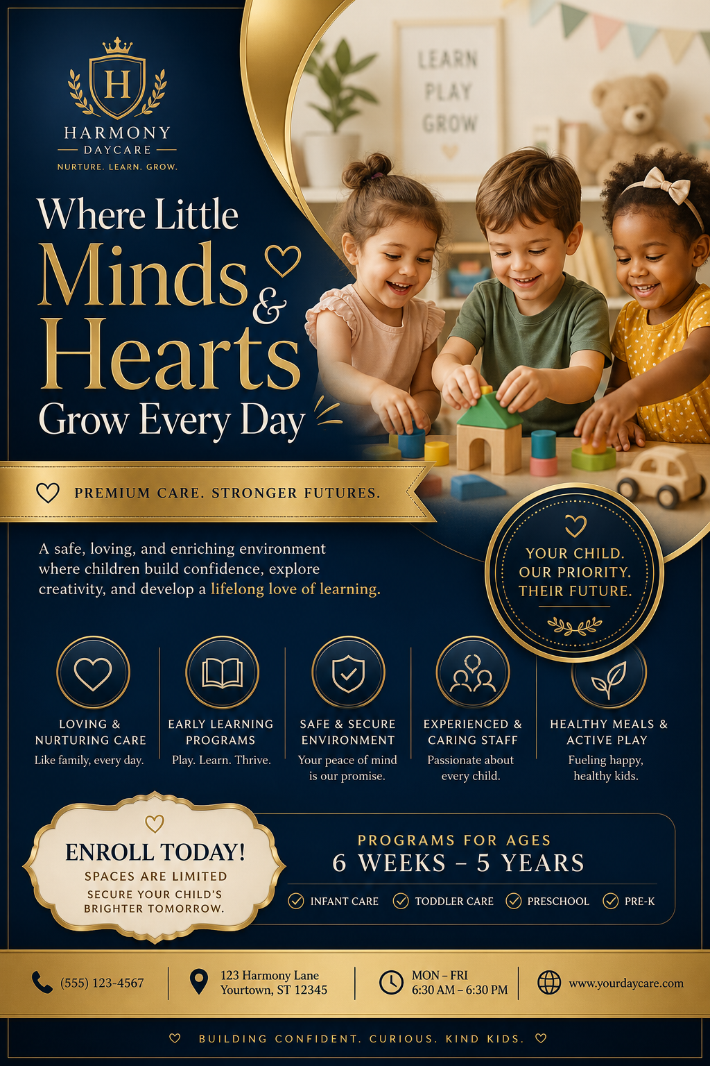 Daycare Flyer — elegant style flyer