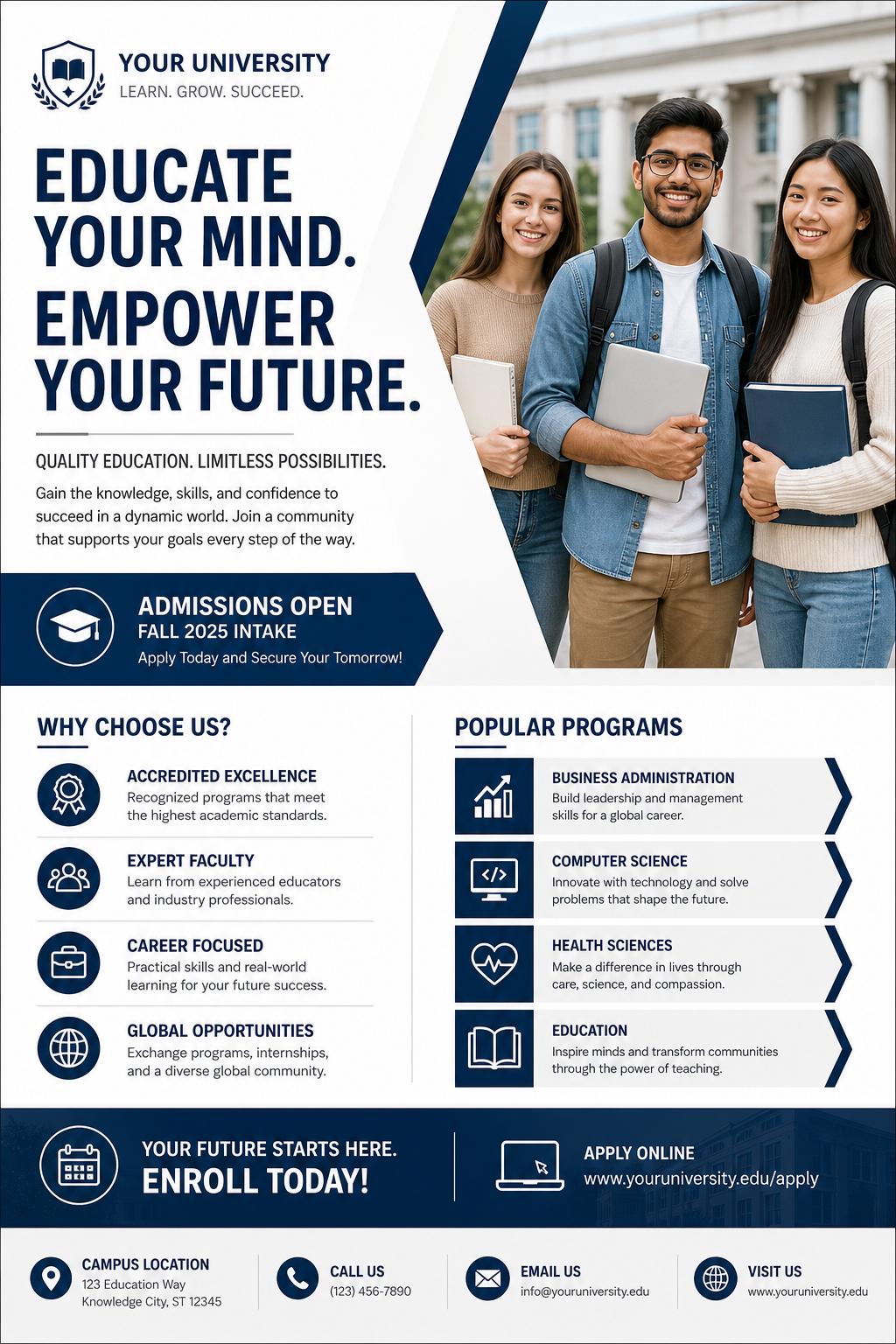 Education Flyer — corporate style flyer