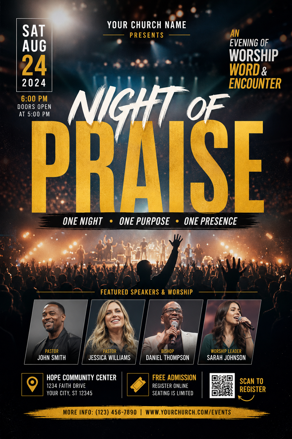 Event Flyer — photo-realistic style flyer