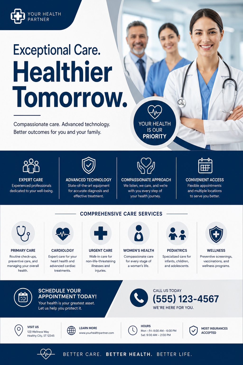 Healthcare Flyer — corporate style flyer