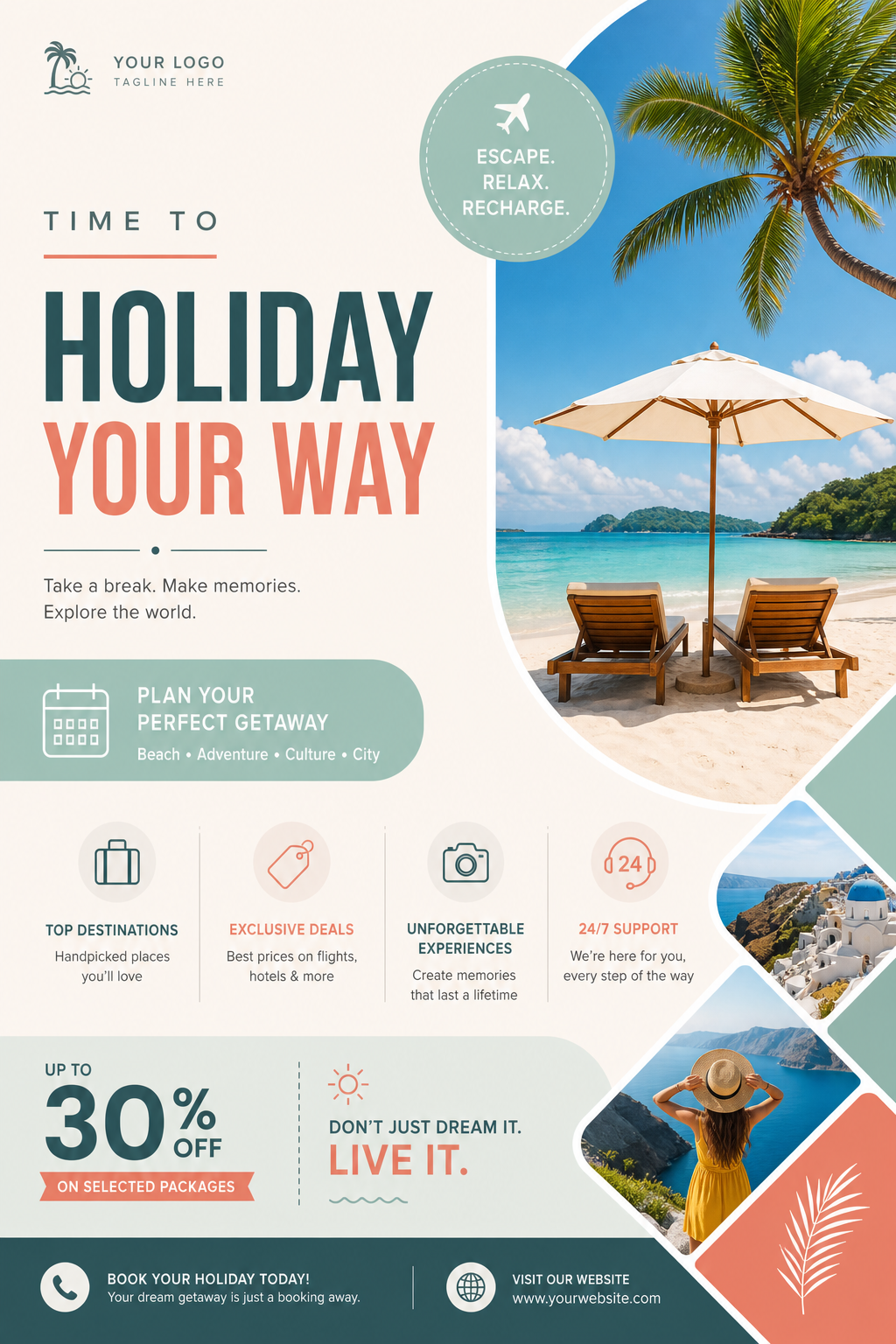 Holiday Flyer — modern style flyer