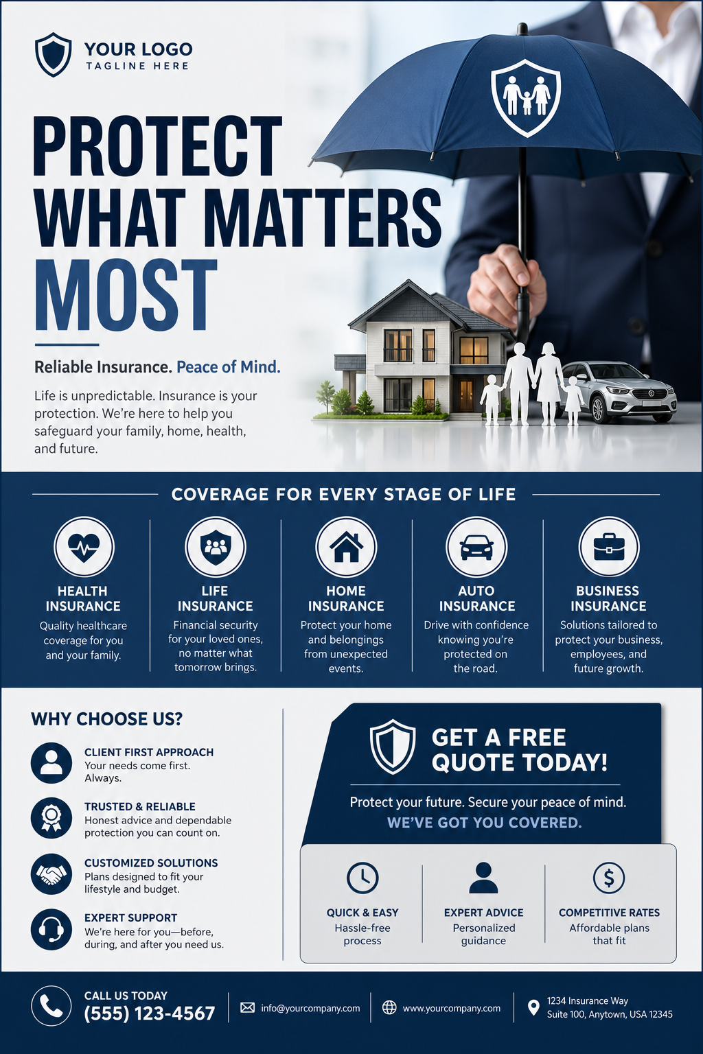 Insurance Flyer — corporate style flyer