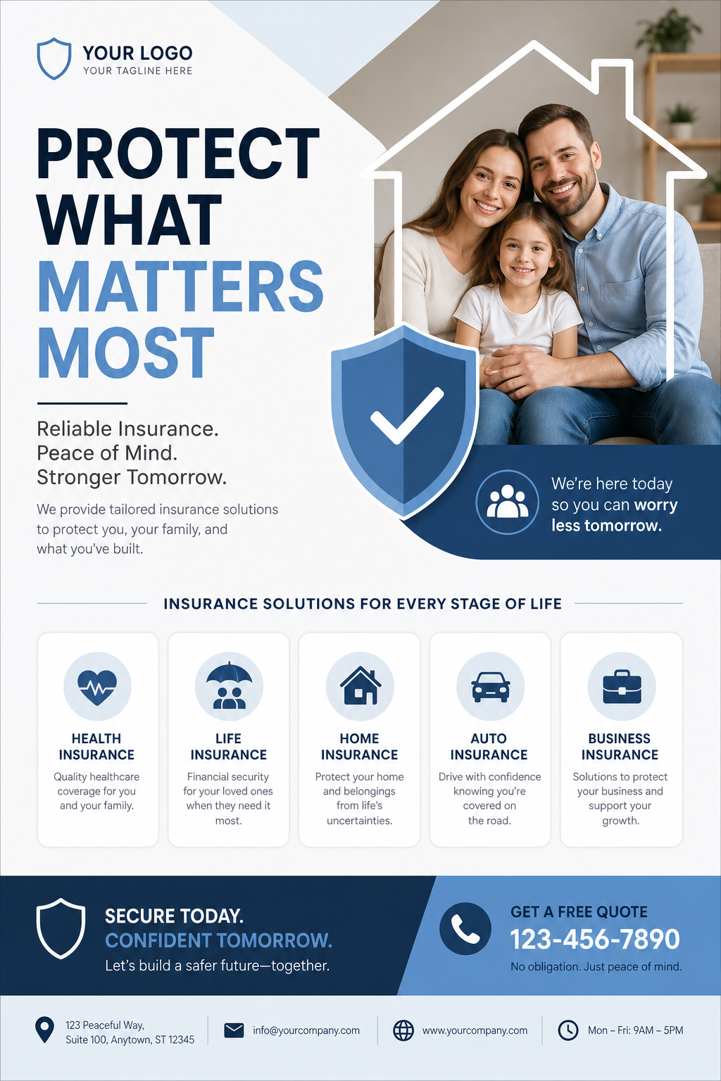 Insurance Flyer — modern style flyer