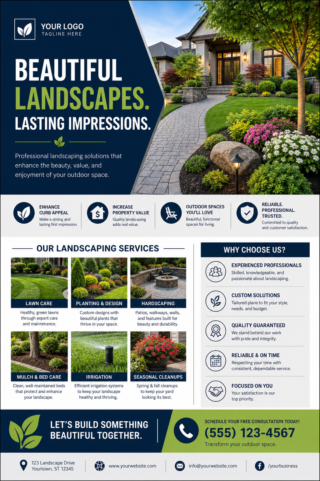 Landscaping Flyer — corporate style flyer