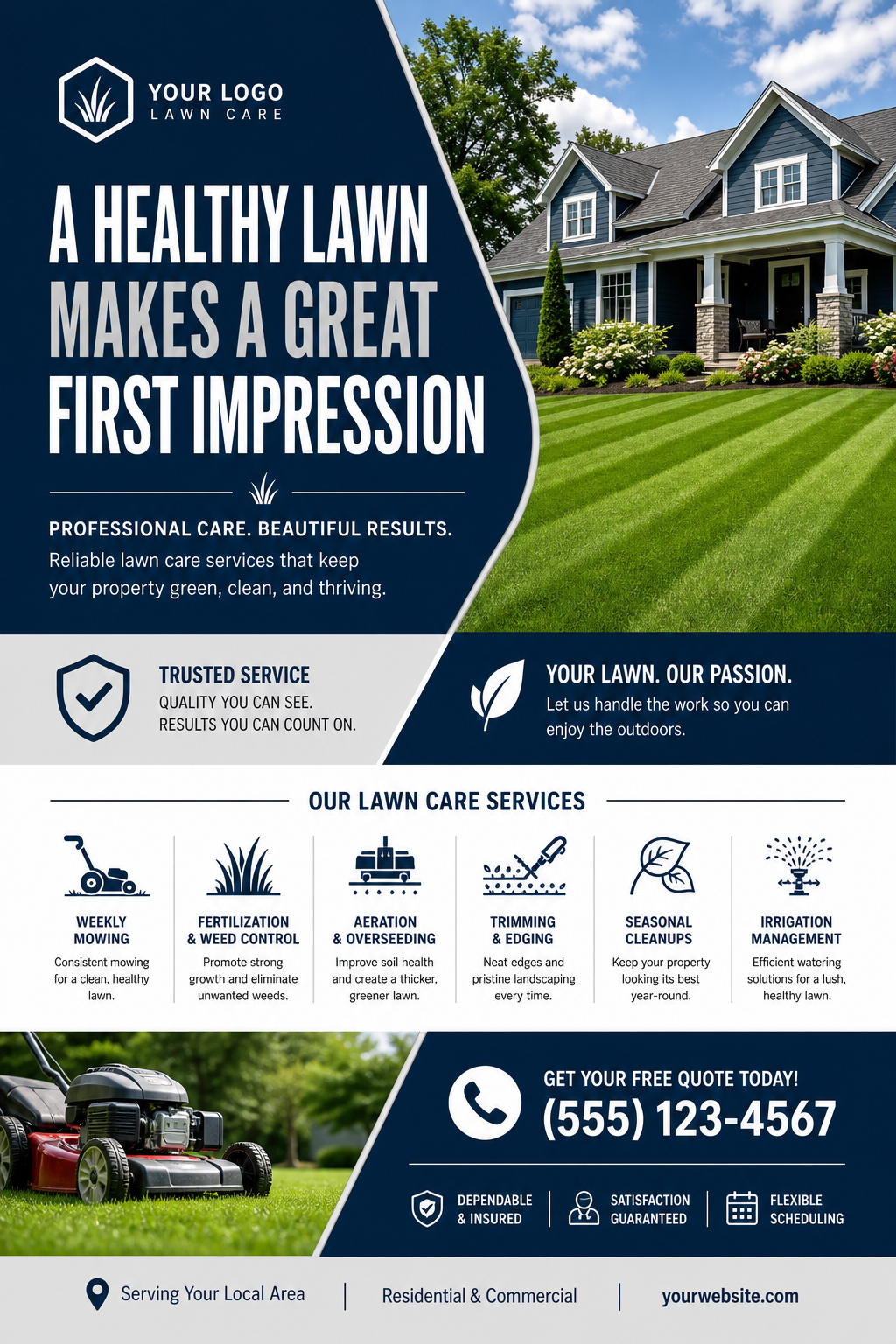 Lawncare Flyer — corporate style flyer