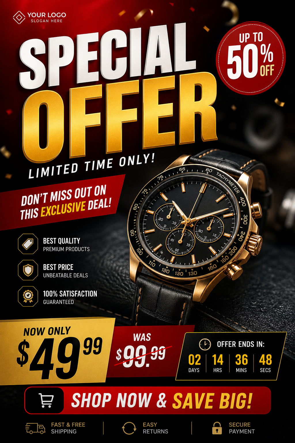 Offer Flyer — photo-realistic style flyer