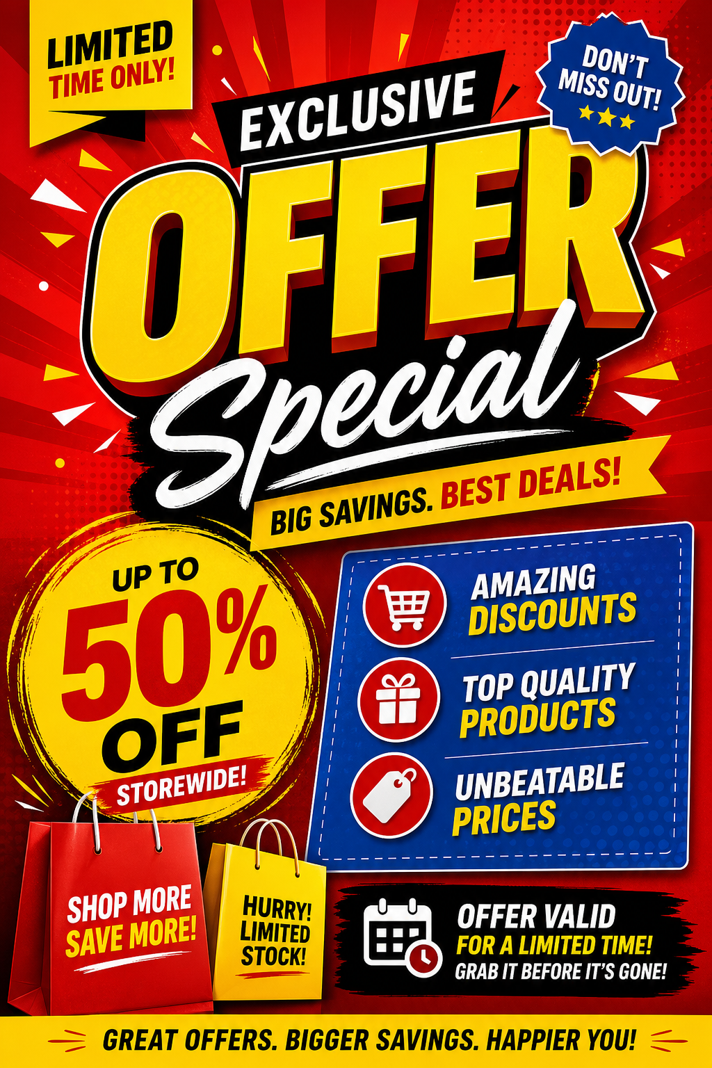 Offer Flyer — vibrant style flyer